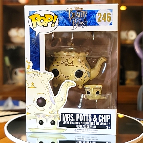 Funko | Toys | Funko Pop Mrs Potts Chip Vinyl Figures Disney Beauty And ...